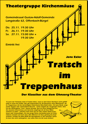 Tratsch im Treppenhaus